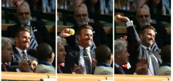 David Beckham Roba Wimbledon Con Una Impresionante Captura De