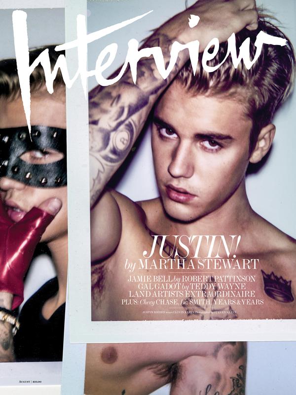 Justin Bieber Lame Cuchillo Para la Democracia Entrevista de la sesión de Fotos, le Dice a Martha Stewart Él Solo VER FOTOS AQUÍ!